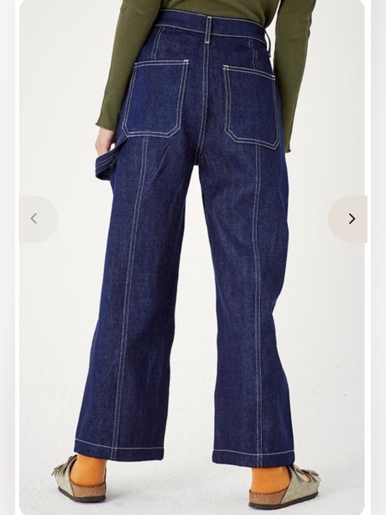 Back Beat Co. Relaxed Indigo  Utility Work Jeans size 6 - Picture 2 of 15